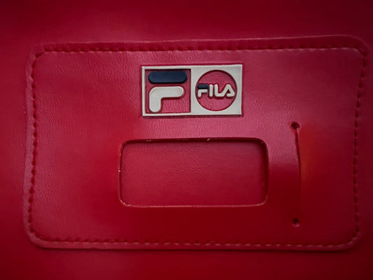 'FILA Vintage' Range Bowling Bag in Red, Cream & Navy