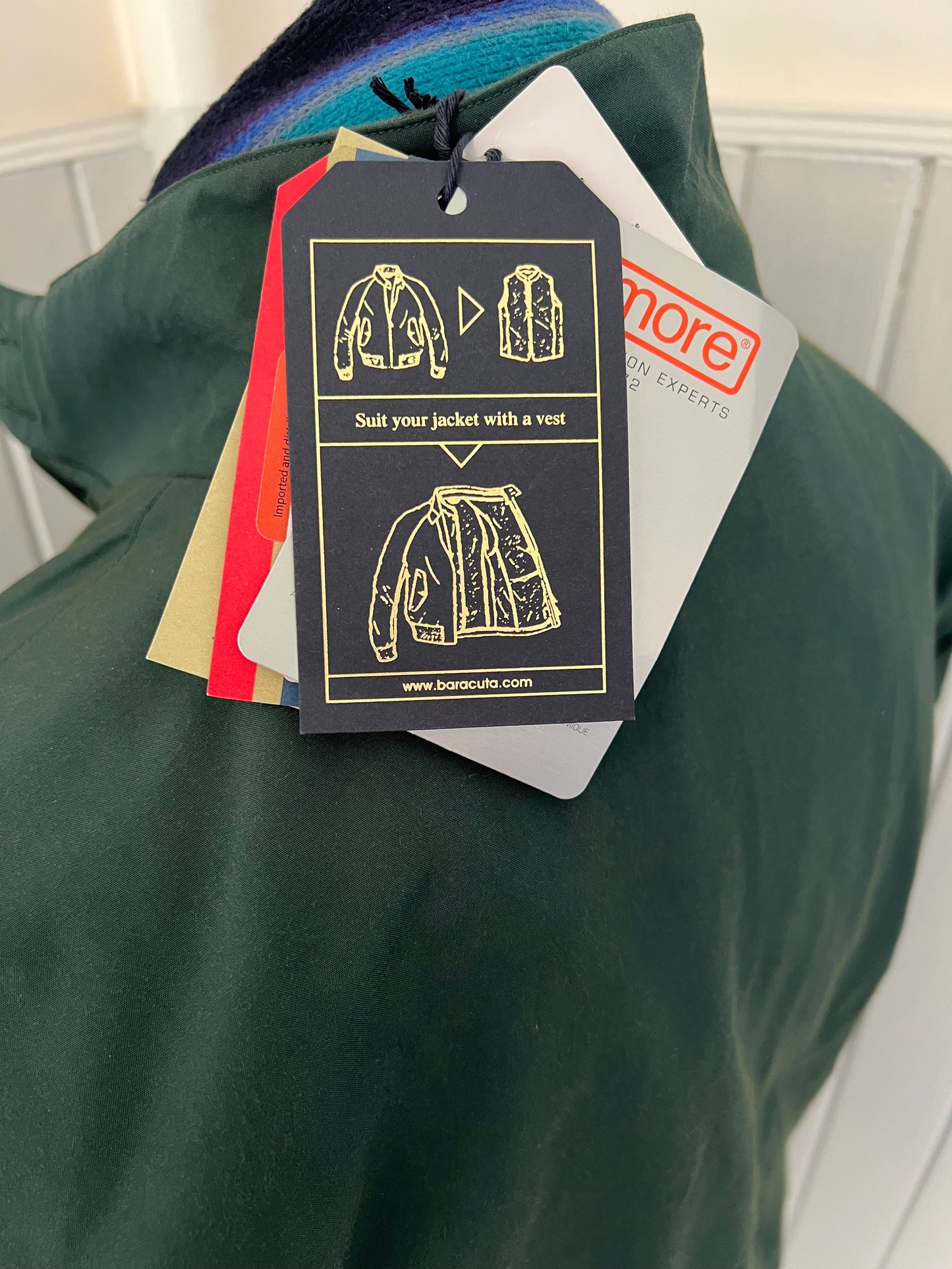 THE G9: THE ONE AND ONLY ORIGINAL HARRINGTON JACKET in Racing Green, Size 42